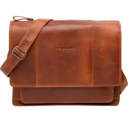 New Looxs laptop cykeltaske Fellini i lder cognac-brun 19L 15 tommer