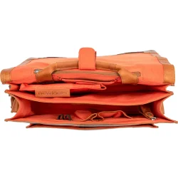 New Looxs laptop cykeltaske Fellini i lder cognac-brun 19L 15 tommer