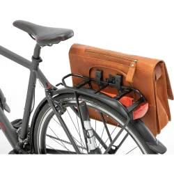 New Looxs laptop cykeltaske Fellini i lder cognac-brun 19L 15 tommer