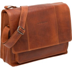 New Looxs laptop cykeltaske Fellini i lder cognac-brun 19L 15 tommer