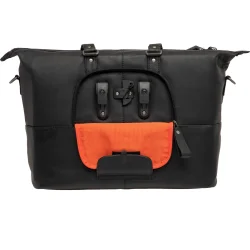 Cykeltaske New Looxs Verla 34 x 18 x 44cm 21 liter - luksuslder - sort