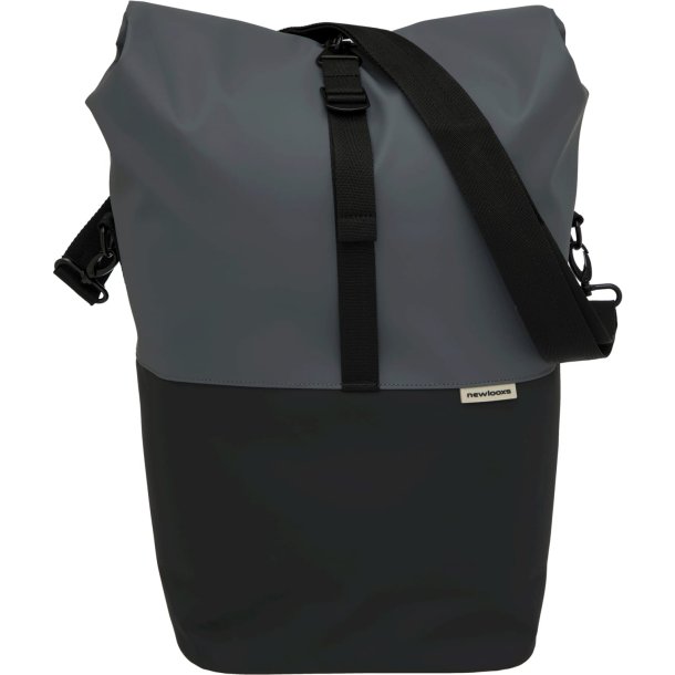 New Looxs cykeltaske single Nyborg mrkegr/sort 17L