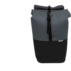 New Looxs cykeltaske dobbelt Nyborg mrkegr/sort MIK 34L