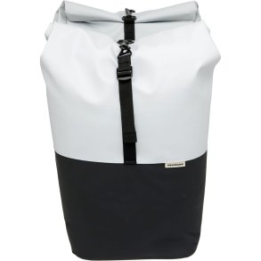 New Looxs cykeltaske dobbelt Nyborg lysegr/sort MIK 34L