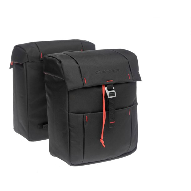 New Looxs cykeltaske dobbelt Vigo sort AVS 37L