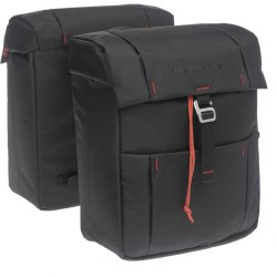 New Looxs cykeltaske dobbelt Vigo sort 37L