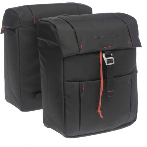 New Looxs cykeltaske dobbelt Vigo sort 37L