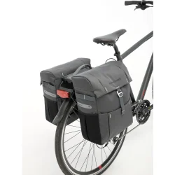Dobbelt cykeltaske New Looxs Vigo Racktime 37 liter 31 x 15 x 40 cm  (2x) - gr