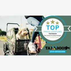 TAXXI DOG M � Luksus hundetrailer til cykel - gr�/gr�n