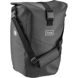Clarijs cykeltaske Solobag 24L vandtt - sort-gr