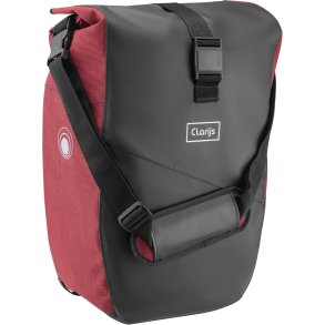 Clarijs cykeltaske Solobag 24L vandtt - sort-rd
