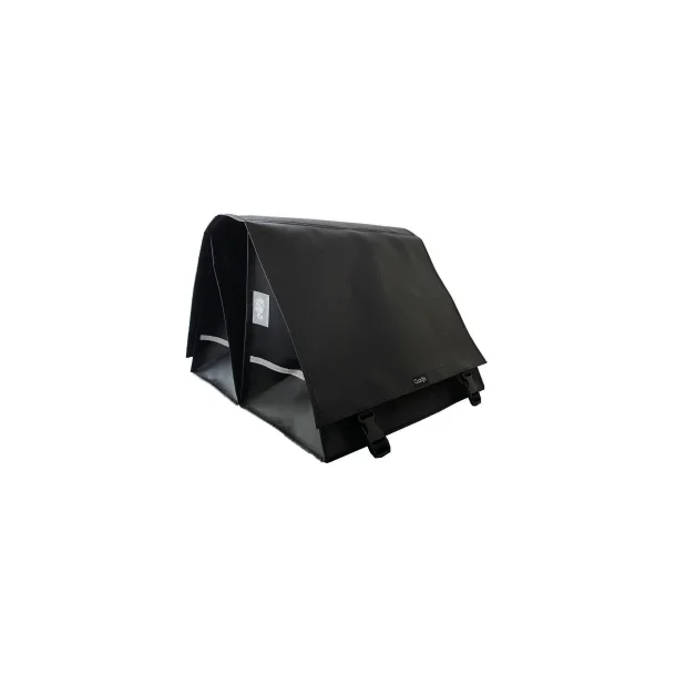 Clarijs Postbag cykeltaske dobbelt XXL PVC 70L vandtt - sort