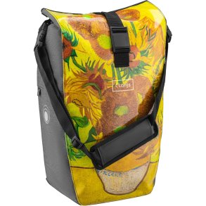 Clarijs cykeltaske Solobag 24L vandt�t - Van Gogh solsikker