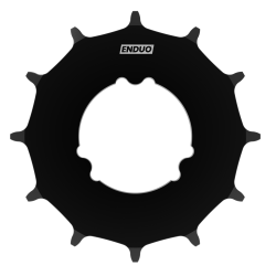 Tandhjul 24T Enduo Cargo Nexus Alfine - sort
