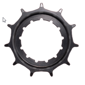 Tandhjul 24T Enduo Cargo Rohloff Cl-53.0 / 54.7 - sort