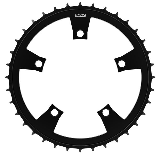 Tandhjul 72T Enduo Cargo 5-B 130-BCD Cl-46,7 mm - sort
