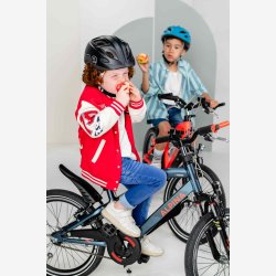 22" Alpina Trial drengecykel i aluminium, fuldt udstyret - petroleum m�rkebl�