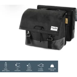 Urban Proof cykeltaske dobbelt 55L genanvendt sort / gr