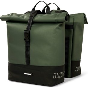 Urban Proof dobbelt rolltop cykeltaske 38L vandtt grn