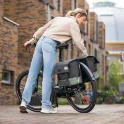 Urban Proof cykeltaske dobbelt 40L genanvendt gr grn