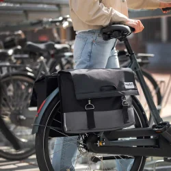 Urban Proof cykeltaske dobbelt 40L genanvendt sort gr�