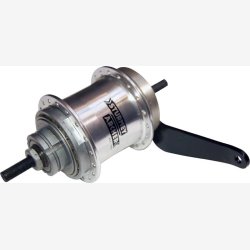Gearnav Sturmey Archer S2C Duomatic 2-speed fodbremsenav 36 huller - slv