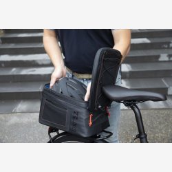 New Looxs Trunkbag Varo cykeltaske til bagagebrer - sort, Racktime, 15L