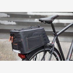 New Looxs Trunkbag Varo cykeltaske til bagagebrer - sort, Racktime, 15L