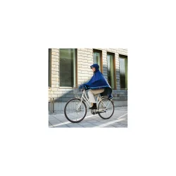 Weathergoods Sweden regn poncho til cykel Imbris m�rkebl� S