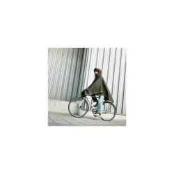 Weathergoods Sweden regn poncho til cykel Imbris m�rkegr�n M