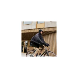 Weathergoods Sweden regn poncho til cykel Imbris sort S/M