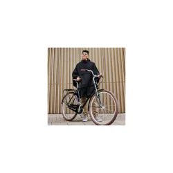 Weathergoods Sweden regn poncho til cykel Imbris sort S/M