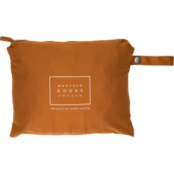 Weathergoods Sweden regn poncho til cykel Imbris kobberbrun M