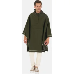 Weathergoods Sweden regn poncho til cykel Imbris m�rkegr�n M