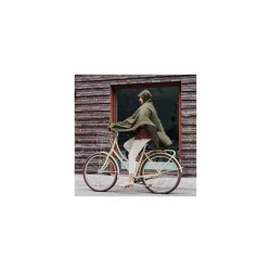 Weathergoods Sweden regn poncho til cykel Imbris m�rkegr�n M
