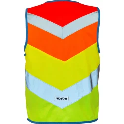 Wowow Rainbow reflekterende vest til b�rn - multicolor - S