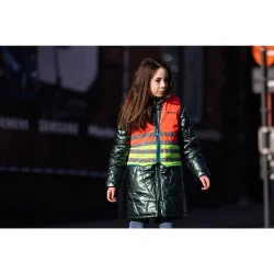 Wowow refleksvest til b�rn Wasabi Red - L