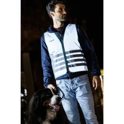 Wowow Big Fun Full Reflective fuld reflekterende vest XL - s�lv/gr�