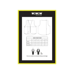 Wowow Big Fun Full Reflective fuld reflekterende vest XL - s�lv/gr�