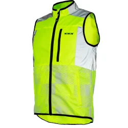 Wowow refleksvest med lommer Tracker Yellow - neon gul - L