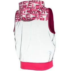 Wowow fuld reflekterende vest til b�rn Yoho Pink, med h�tte og lommer - M