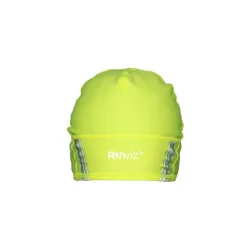 Runviz Beanie Volcano hue - neon gul med reflekterende detaljer