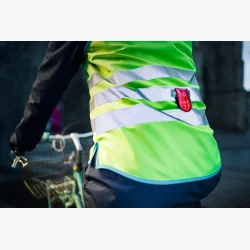 Wowow Magnetlight - reflekterende magnetlygte, r�d med 4 hvide LED