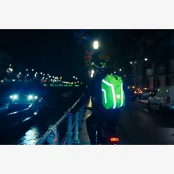 Wowow rygs�k overtr�k 2.2 vandt�t gul reflekterende 20-25 L