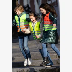 Wowow refleksvest til b�rn Wasabi Yellow - S