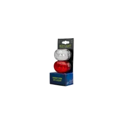 Lygtes�t IKZI 3 x LED - r�d &amp; hvid