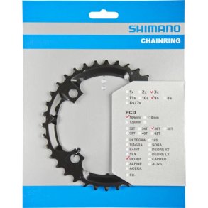  Shimano ano k�de  Top 36T FC-M590