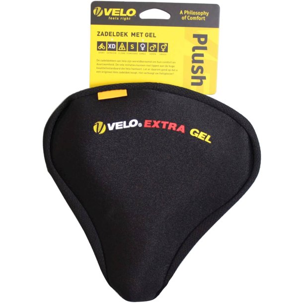 Velo GelTech damecykel sadelovertrk med gel, extra tyk