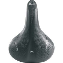 Selle Bassano Volare 3-zone ELM sadel, uni, sort