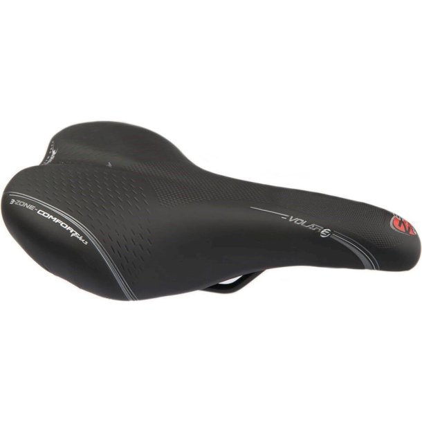 Selle Bassano Saddle Volare M Heren sort